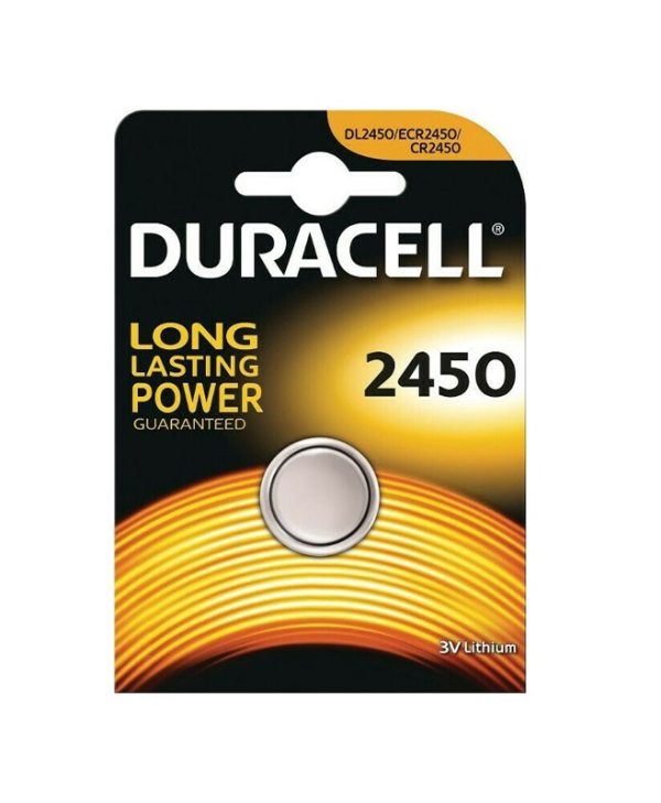 Duracell Electronics Μπαταρία Λιθίου Ρολογιών CR2450 3V 1pc DECR2450