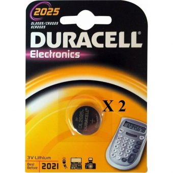 Duracell Long Lasting Power Μπαταρία Λιθίου CR2025 3V 2pcs DLLPCR2025
