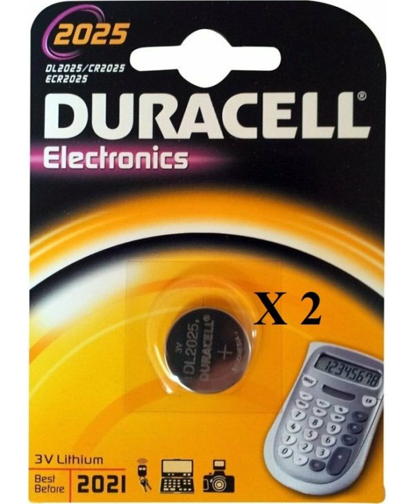 Duracell Long Lasting Power Μπαταρία Λιθίου CR2025 3V 2pcs DLLPCR2025