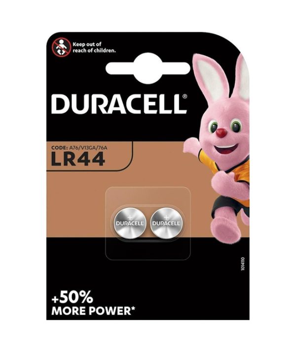 Duracell Long Lasting Power Αλκαλικές Μπαταρίες LR44 1.5V 2pcs DLLPLR44