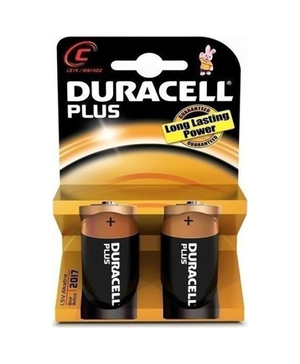 Duracell Plus Αλκαλικές Μπαταρίες C 1.5V 2pcs DPCLR14