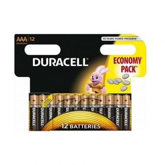 Duracell Αλκαλικές Μπαταρίες AAA 1.5V 12pcs DRAAALR03