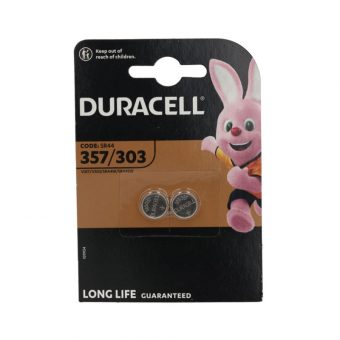 Duracell 303/357 Μπαταρία Silver Oxide SR44 1.5V 2pcs DSR44W