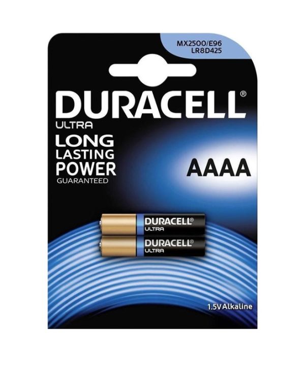 Duracell Ultra Αλκαλικές Μπαταρίες AAAA 1.5V 2pcs DULR8D425