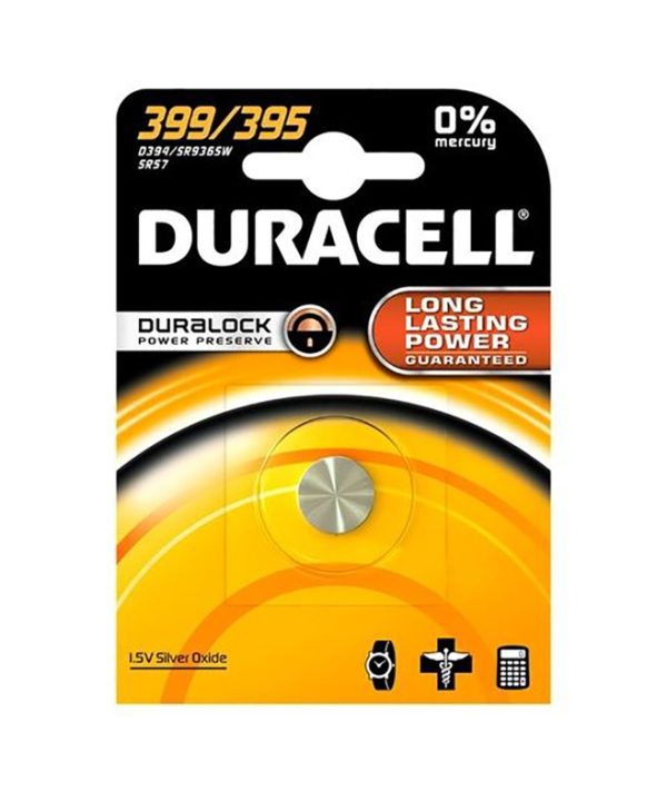 Duracell Long Lasting Power Μπαταρία Λιθίου 399/395 SR57 1pc DWSR57