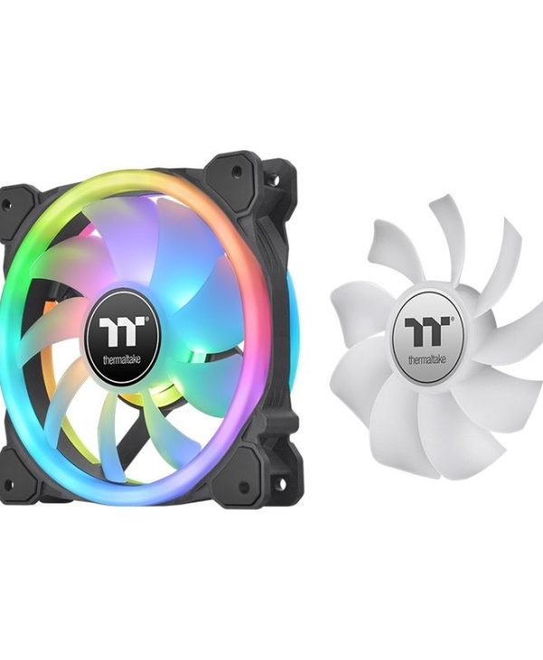 Thermaltake SWAFAN EX12 RGB 12cm Case Fan Black 3-Pack CL-F137-PL12SW-A