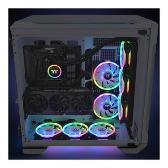 Thermaltake SWAFAN EX12 RGB 12cm Case Fan Black 3-Pack CL-F137-PL12SW-A - Image 5