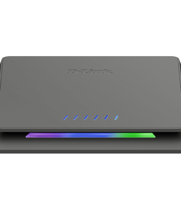 D-Link Turbocharged 6-Port Gaming RGB Unmanaged Desktop Switch Black DMS-106XT