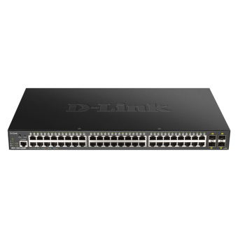 D-Link DGS-1250 Gigabit 48-Port + 4xSFP PoE Rackmount Managed Smart Switch DGS-1250-52XMP/E