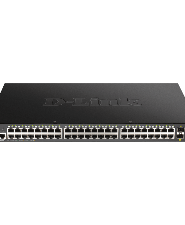 D-Link DGS-1250 Gigabit 48-Port + 4xSFP PoE Rackmount Managed Smart Switch DGS-1250-52XMP/E