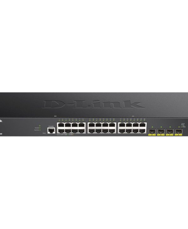 D-Link DGS-1250 Gigabit 24-Port+ 4xSFP+ Rackmount Managed Smart Switch DGS-1250-28X
