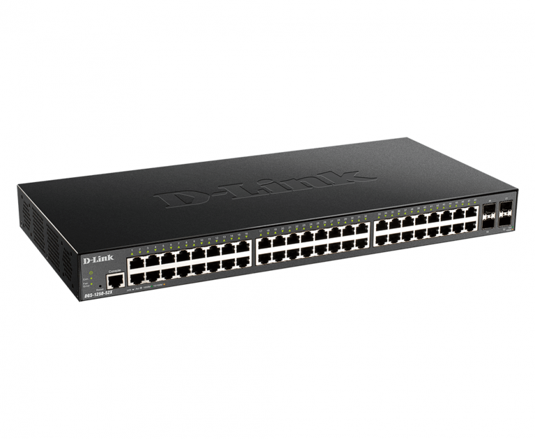 D-Link DGS-1250 Gigabit 48-Port + 4xSFP Rackmount Managed Smart Switch DGS-1250-52X/E - Image 2