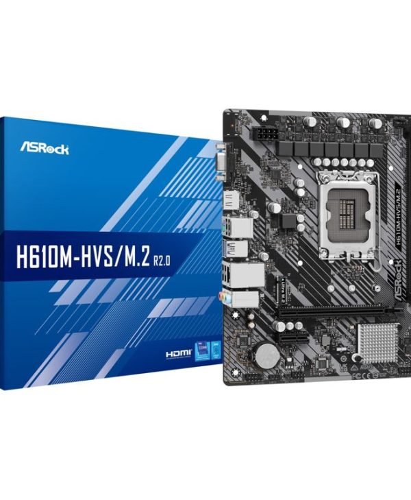 ASRock H610M-HVS/M.2 R2.0 90-MXBJJ0-A0UAYZ