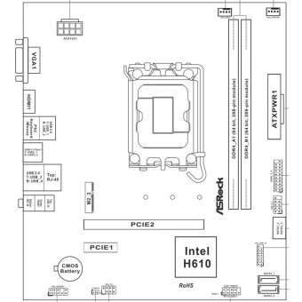 ASRock H610M-HVS/M.2 R2.0 90-MXBJJ0-A0UAYZ - Image 8