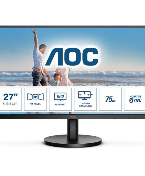 AOC Q27B3MA 27" QHD VA Monitor Black
