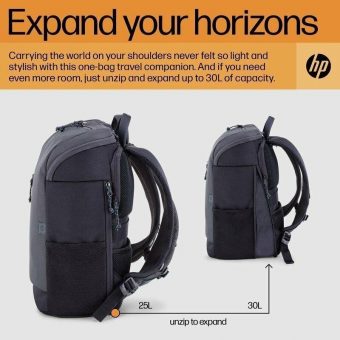 HP Travel 15.6 Backpack Iron Grey 6B8U4AA - Image 9