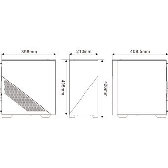 Thermaltake Divider 170 TG ARGB Midi Tower Tempered Glass Black CA-1S4-00S1WN-00 - Image 8