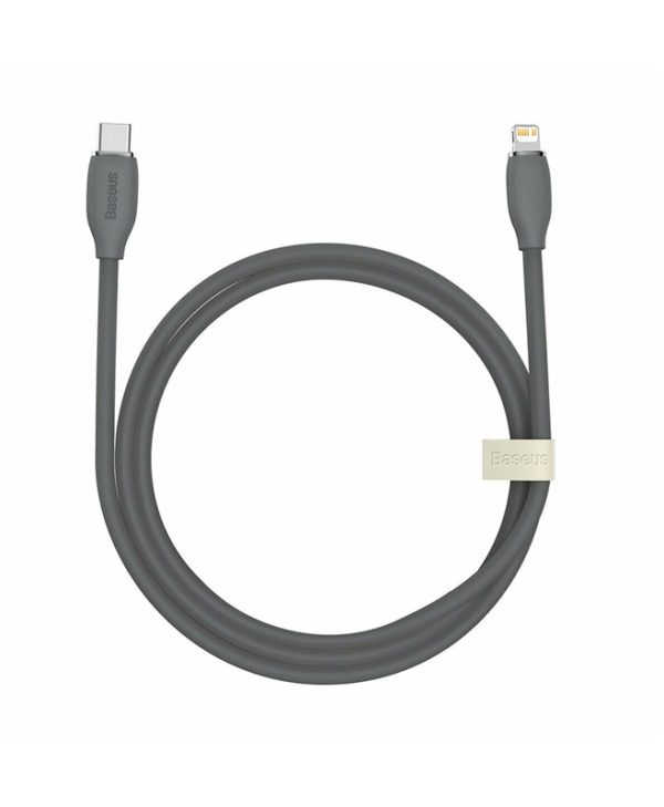Baseus CAGD020001 Silica Gel cable Usb-C Male to Lightning Male 20W 1.2m Black