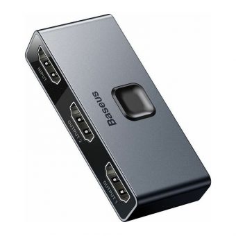 Baseus CAHUB-BC0G HUB Matrix HDMI Splitter (2in1 or 1in2) Space Gray - Image 2