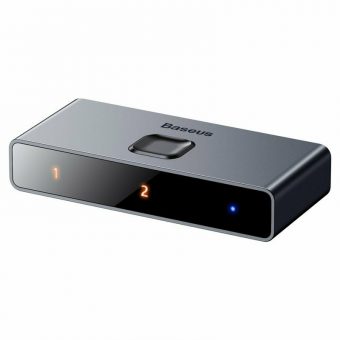 Baseus CAHUB-BC0G HUB Matrix HDMI Splitter (2in1 or 1in2) Space Gray - Image 3