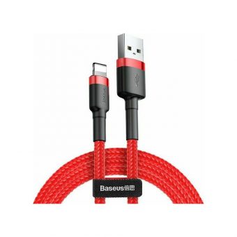Baseus CALKLF-B09  Cafule Cable USB to Lightning Cable 2.4A 1.2m Red