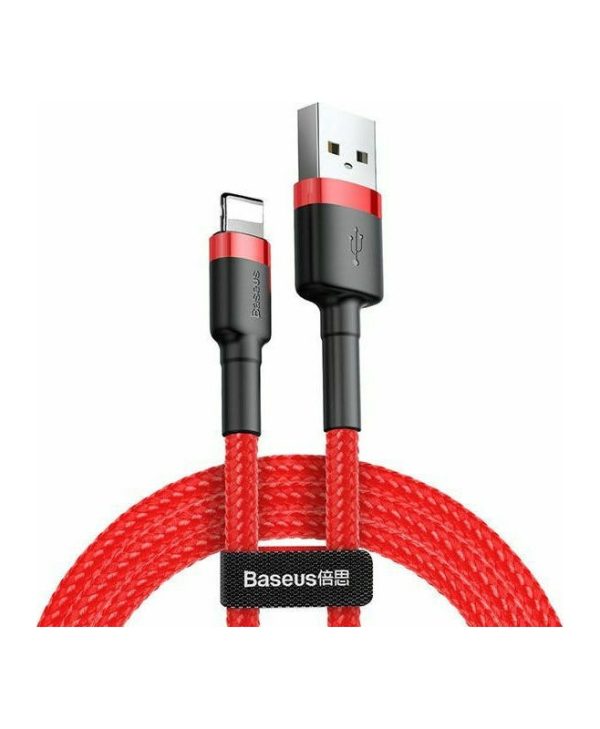 Baseus CALKLF-B09  Cafule Cable USB to Lightning Cable 2.4A 1.2m Red