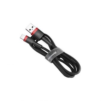 Baseus Cafule Cable USB to Lightning Cable 2.A 1m Black Red CALKLF-B19