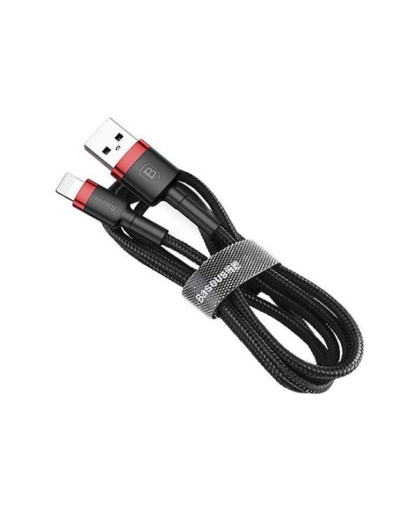 Baseus Cafule Cable USB to Lightning Cable 2.A 1m Black Red CALKLF-B19