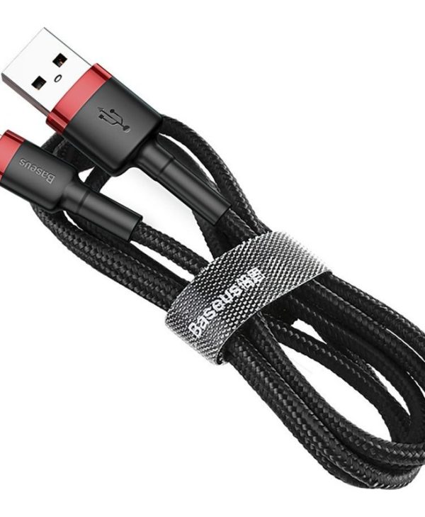 Baseus CALKLF-R91 Cafule Cable USB to Lightning Cable 2.A 3m Black Red
