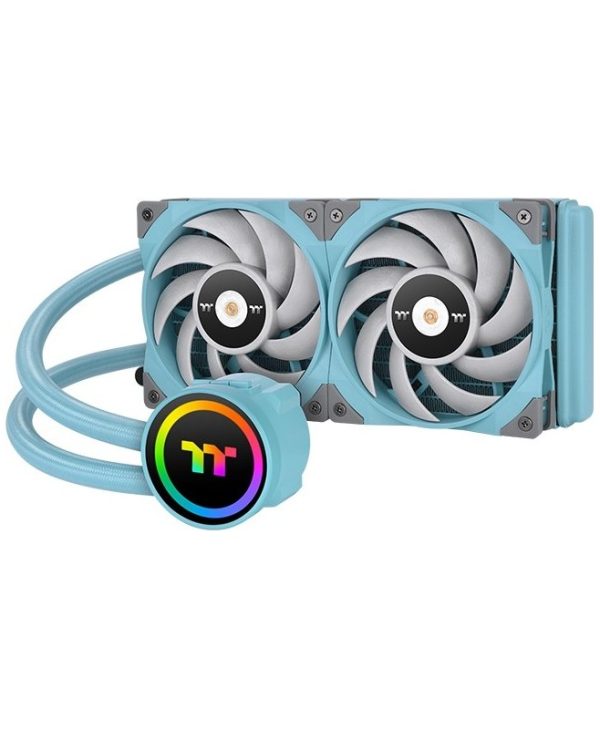 Thermaltake ToughLiquid 240 ARGB Liquid Cooler Turquoise CL-W319-PL12TQ-A