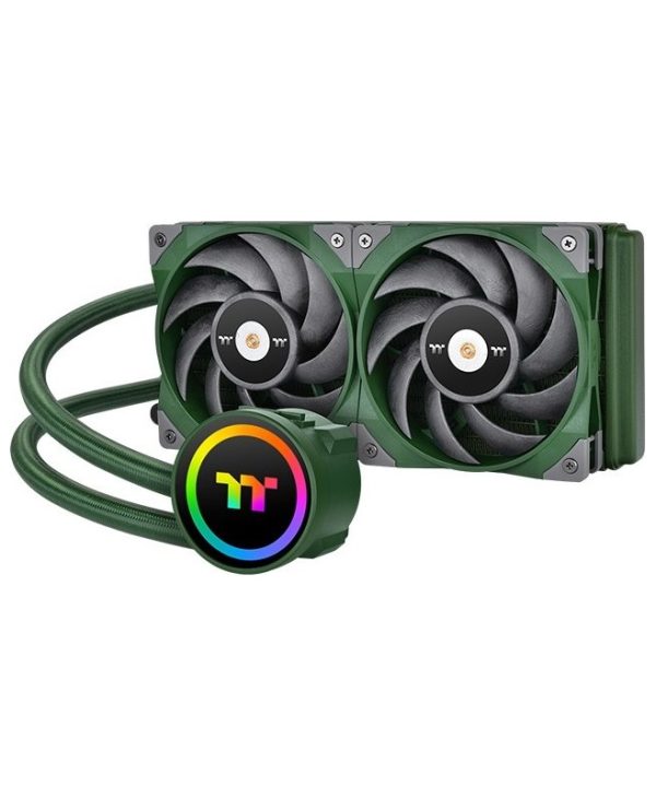 Thermaltake ToughLiquid 240 ARGB Liquid Cooler Green CL-W319-PL12RG-A
