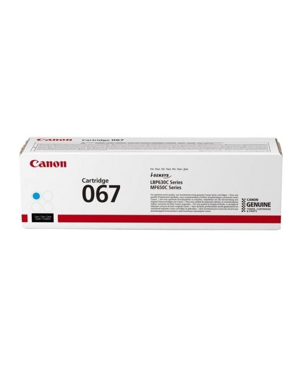Canon 067 Toner Cyan 1.25k Pgs 5101C002