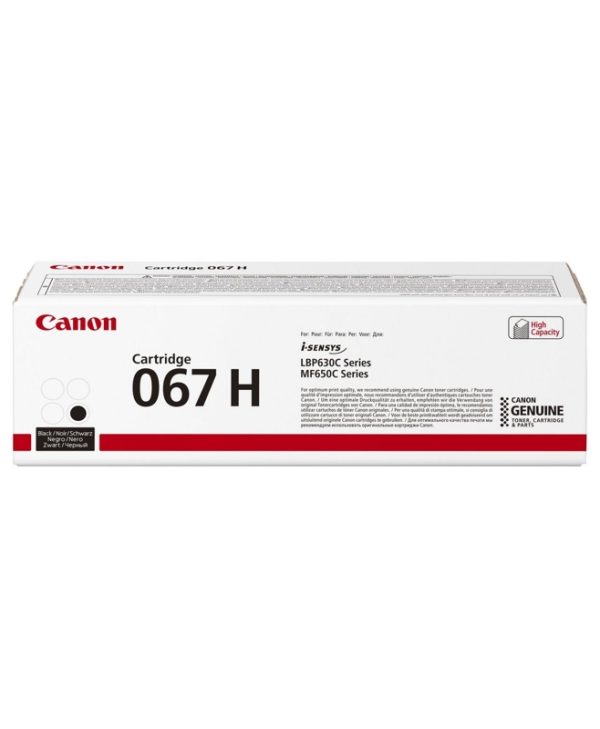 Canon 067H High Capacity Toner Black 3.13K Pgs 5106C02