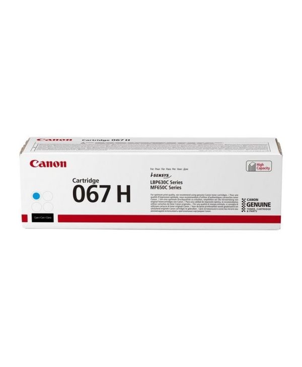 Canon 067H High Capacity Toner Cyan 2.35K Pgs 5105C002