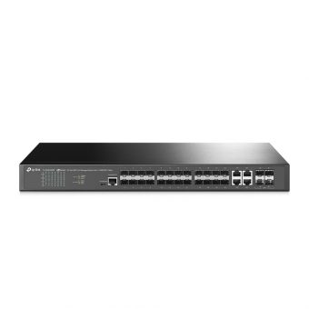 TP-Link JetStream Gigabit PoE+ 4-Port+ 20xSFP + 4xSFP+ 10GBit Rackmount Managed Switch TL-SG3428XF V1