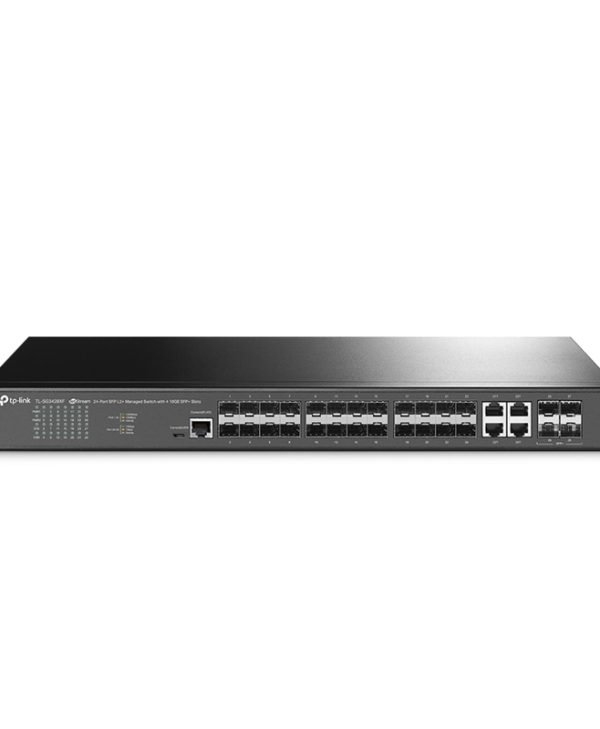 TP-Link JetStream Gigabit PoE+ 4-Port+ 20xSFP + 4xSFP+ 10GBit Rackmount Managed Switch TL-SG3428XF V1