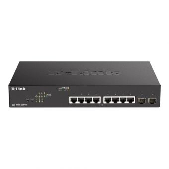 D-Link Gigabit 8-Port PoE+ 2-Port+ 2xSFP+ Rackmount Managed Smart Switch DGS-1100-10MPV2