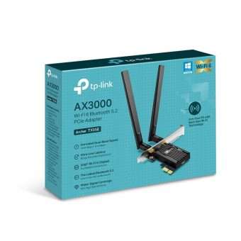TP-Link AX3000 Wi-Fi 6 Wireless Network & Bluetooth 5.2 PCIe Card Archer TX55E V1 - Image 2