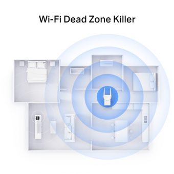 TP-Link AX3000 Wi-Fi 6 Mesh Extender White RE705X V1 - Image 4