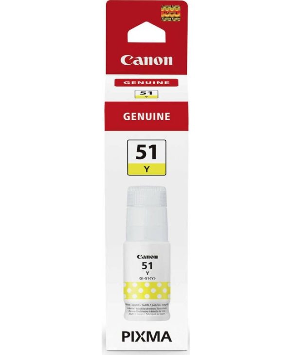 Canon GI-51Y Ink Yellow 7.7K Pgs 4548C001