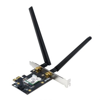 Asus AX5400 Wi-Fi 6E Wireless Network & Bluetooth 5.2 PCIe Card PCE-AX5400 90IG07I0-ME0B10 - Image 2