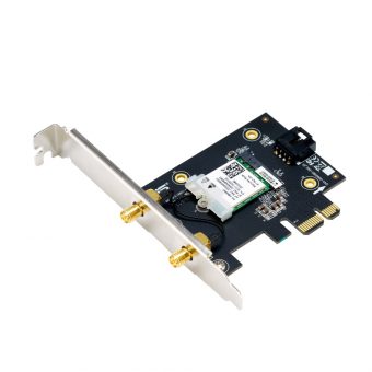Asus AX5400 Wi-Fi 6E Wireless Network & Bluetooth 5.2 PCIe Card PCE-AX5400 90IG07I0-ME0B10 - Image 3