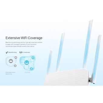 TP-Link AC1200 Wi-Fi 5 EasyMesh Wireless Gigabit Router White EC220-G5 V3 - Image 5