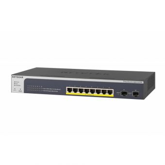 Netgear ProSafe GS510TPP Gigabit 8-Port + 2xSFP Rackmount Managed Smart Switch PoE GS510TPP-100EUS