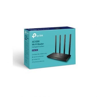 TP-Link AC1200 Wi-Fi 5 OneMesh Wireless Gigabit Router Black Archer C6U V1 - Image 4