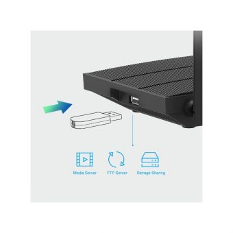 TP-Link AC1200 Wi-Fi 5 OneMesh Wireless Gigabit Router Black Archer C6U V1 - Image 5