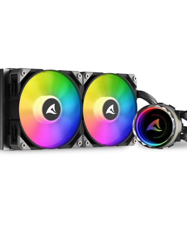 Sharkoon S80 240 ΑRGB CPU Liquid Cooler Black 4044951038008