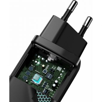 Baseus GaN Charger 65W USB-A/C Black CCGAN2L-B01 - Image 6