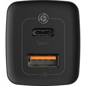 Baseus GaN Charger 65W USB-A/C Black CCGAN2L-B01 - Image 7