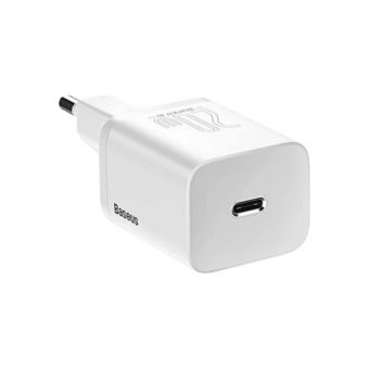 Baseus Super Si Charger 20W USB-C White CCSUP-B02 - Image 2